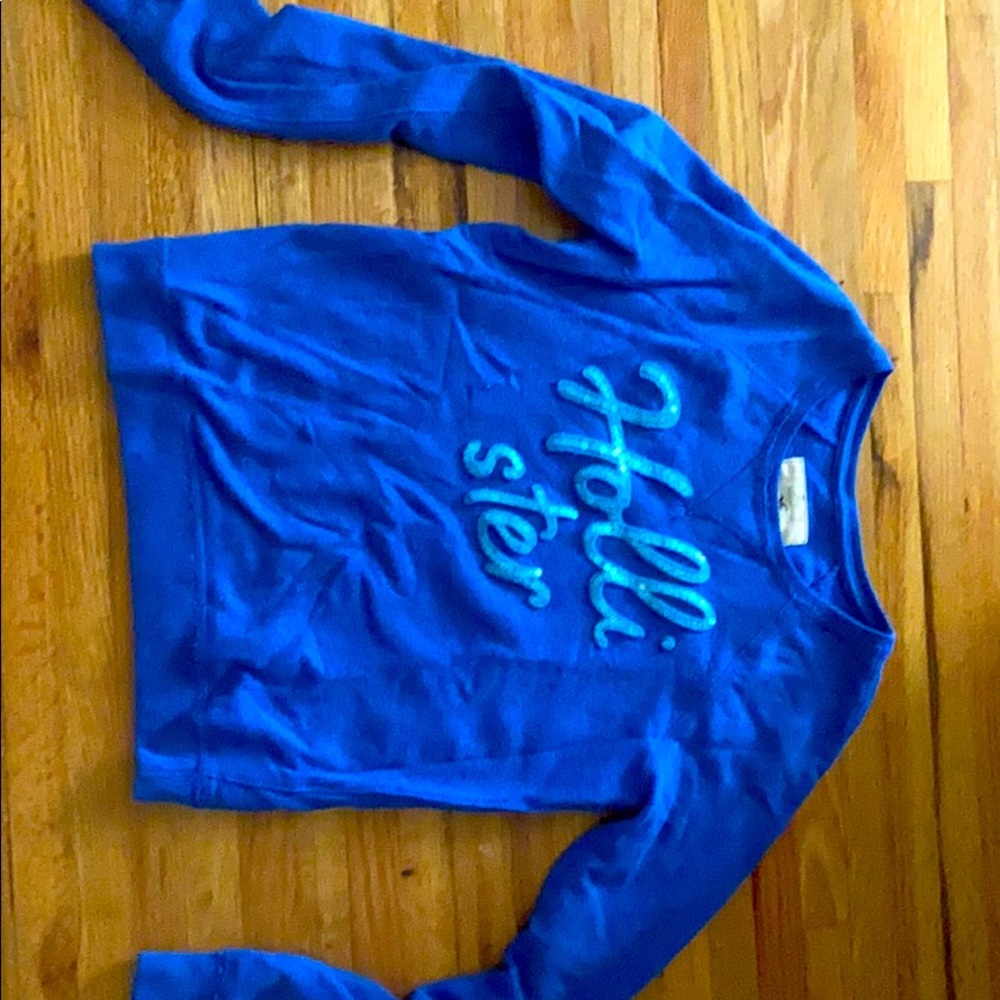 Blue Hollister shirt